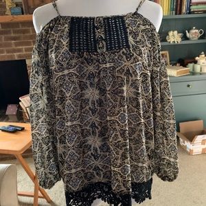 Boho off shoulder top